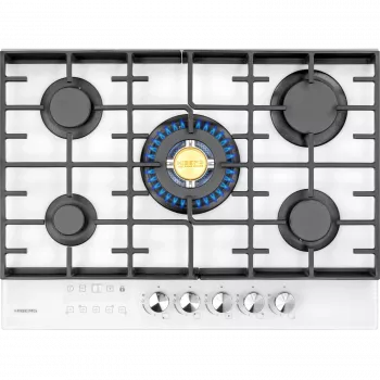 Варочная поверхность HIBERG VM 7255 W Цвет: белый - Встраиваемая бытовая техника для кухни