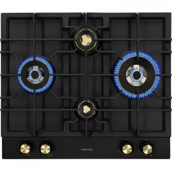 Варочная поверхность HIBERG VS 6545 B Цвет: черный матовый - Встраиваемая бытовая техника для кухни