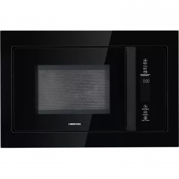 Встраиваемая микроволновая печь HIBERG i-VM 8505 B Цвет: черное стекло - Встраиваемая бытовая техника для кухни
