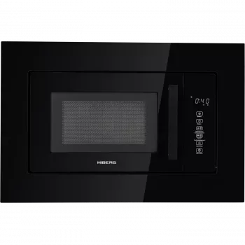 Встраиваемая микроволновая печь HIBERG i-VM 6502 B Цвет: черное стекло - Встраиваемая бытовая техника для кухни