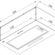 Кухонная вытяжка встраиваемая AKPO WK-11 Mio glass 60 черный - Встраиваемая бытовая техника для кухни 