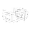 Микроволновая печь AKPO MEA 82008 MEP02 WH - Встраиваемая бытовая техника для кухни 
