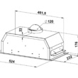 Вытяжка Kanzler D 522 S - Встраиваемая бытовая техника для кухни 