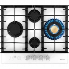 Варочная поверхность HIBERG VM 6145 W Цвет: белый - Встраиваемая бытовая техника для кухни 