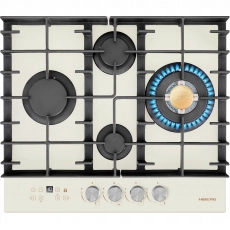 Варочная поверхность HIBERG VM 6245 Y Цвет: бежевый - Встраиваемая бытовая техника для кухни 