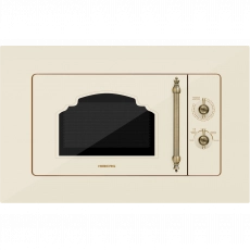 Встраиваемая микроволновая печь HIBERG i-VM 6501 YR Цвет: бежевое стекло - Встраиваемая бытовая техника для кухни 