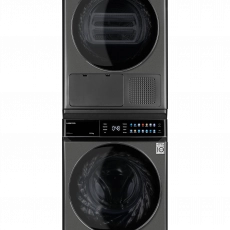 Комбинация Стиральная машина HIBERG i-DDQ11 - 1014 Sd + Сушильная машина HIBERG HDQ11 - 10 Sd Цвет: темно-серый - Встраиваемая бытовая техника для кухни 