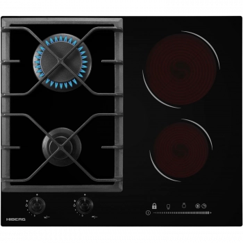 Варочная поверхность HIBERG VM 6021 B Цвет: черный - Встраиваемая бытовая техника для кухни 