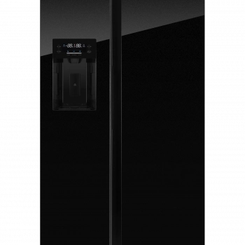 Холодильник HIBERG RFS-650DX NFGB Inverter Цвет: черное мерцающее стекло - Встраиваемая бытовая техника для кухни 