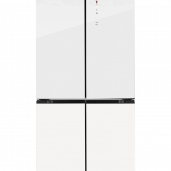 Холодильник HIBERG RFQ-600DX NFGW Inverter Цвет: белое стекло - Встраиваемая бытовая техника для кухни 