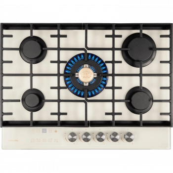 Варочная поверхность HIBERG VM 7155 Y Цвет: бежевый - Встраиваемая бытовая техника для кухни 