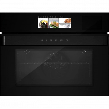 Духовой шкаф HIBERG S-VM 5615 B i-SMART Цвет: черный - Встраиваемая бытовая техника для кухни 