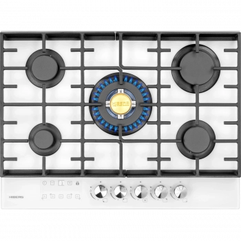 Варочная поверхность HIBERG VM 7255 W Цвет: белый - Встраиваемая бытовая техника для кухни 