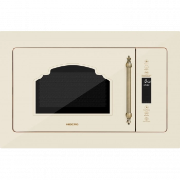 Встраиваемая микроволновая печь HIBERG i-VM 8505 Y Цвет: бежевое стекло - Встраиваемая бытовая техника для кухни 