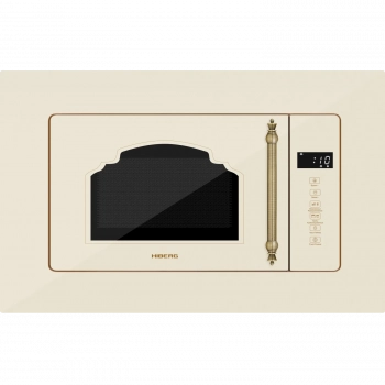 Встраиваемая микроволновая печь HIBERG i-VM 6502 YR Цвет: бежевое стекло - Встраиваемая бытовая техника для кухни 