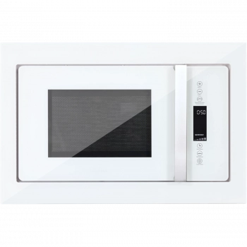 Встраиваемая микроволновая печь HIBERG i-VM 8505 W Цвет: белое стекло - Встраиваемая бытовая техника для кухни 