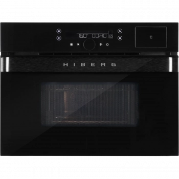 Духовой шкаф с СВЧ HIBERG MS-VM 5115 B SMART Цвет: черный - Встраиваемая бытовая техника для кухни 
