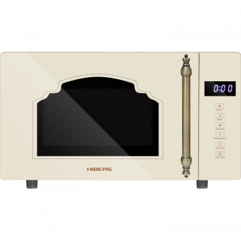 Микроволновая печь HIBERG i-VM 4088 YR Цвет: бежевое стекло - Встраиваемая бытовая техника для кухни 