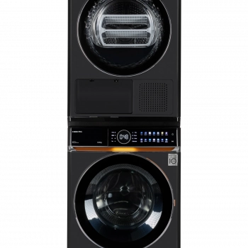 Комбинация Стиральная машина HIBERG i-DDQ10 - 814 B + Сушильная машина HIBERG HDQ11 - 10 B Цвет: черный - Встраиваемая бытовая техника для кухни 