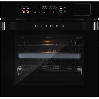 Духовой шкаф HIBERG S-VMF 6515 B SMART Цвет: черный - Встраиваемая бытовая техника для кухни 