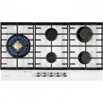 Варочная поверхность HIBERG VM 9155 W Цвет: белый - Встраиваемая бытовая техника для кухни 